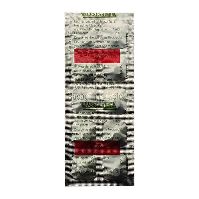 RASALECT 1MG TABLET 10'S