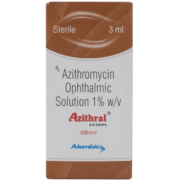 Buy Azithral Eye Drops 3 Ml Online at Best Price | Medkart