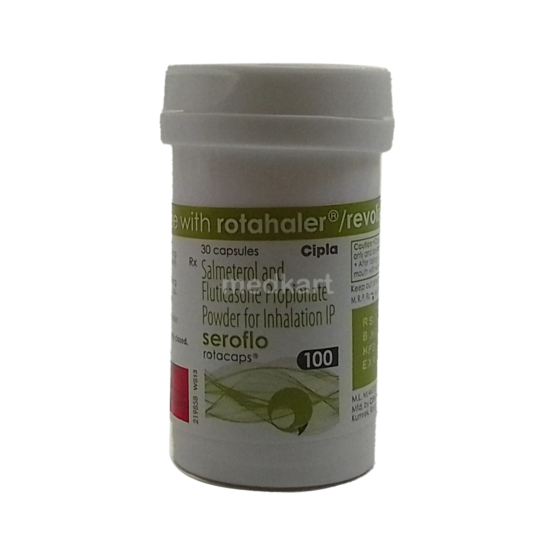 SEROFLO 100MCG ROTACAP 30'S