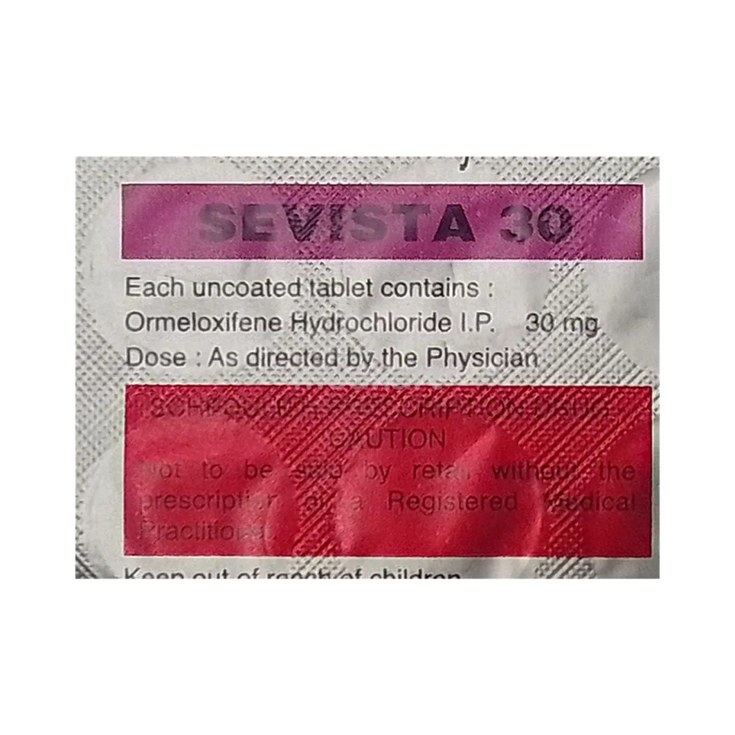 SEVISTA 30MG TABLET 15'S