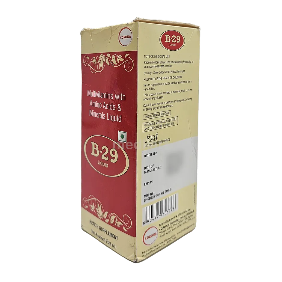 B 29 SYRUP 200 ML
