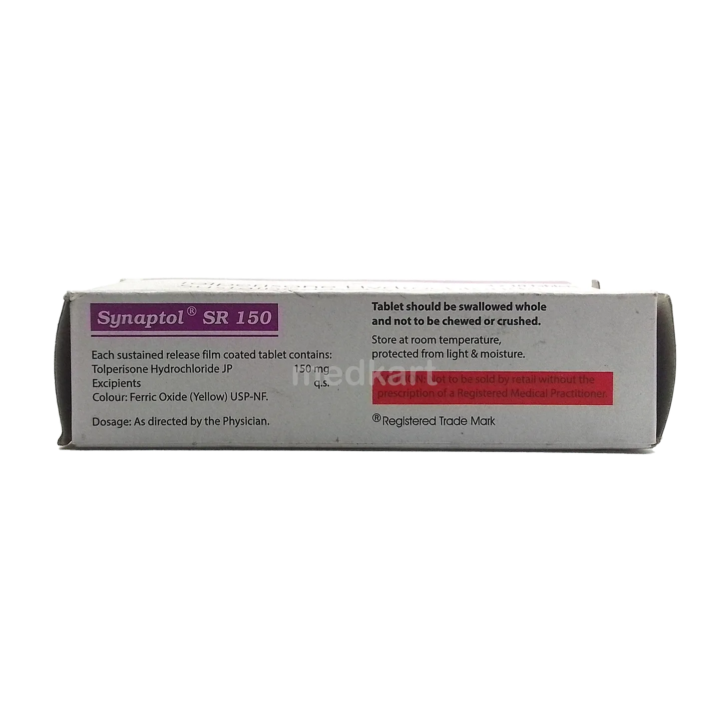 SYNAPTOL SR 150MG TABLET 10'S