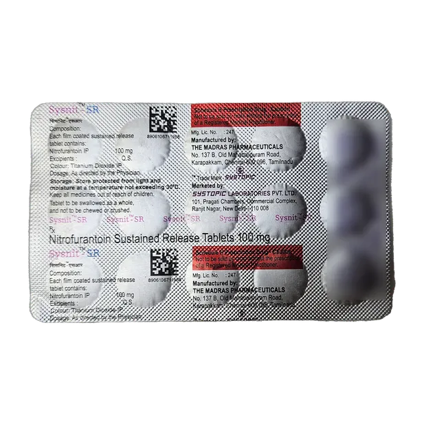 SYSNIT SR 100MG TABLET 15'S