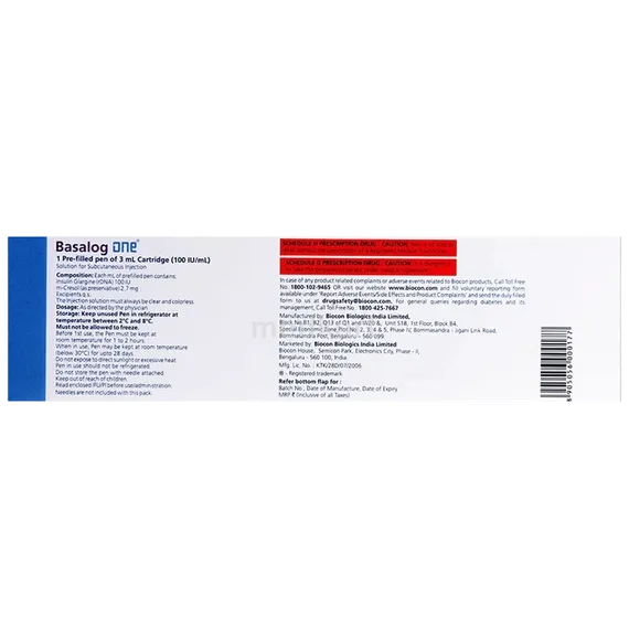 Buy Basalog One Dispopen 3 Ml Online at Best Price | Medkart