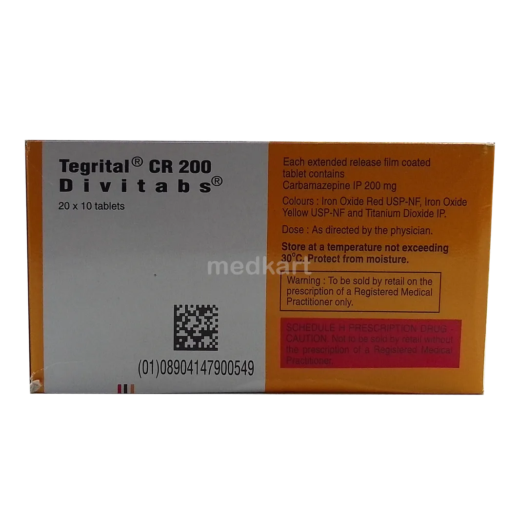 TEGRITAL CR 200MG TABLET 10'S