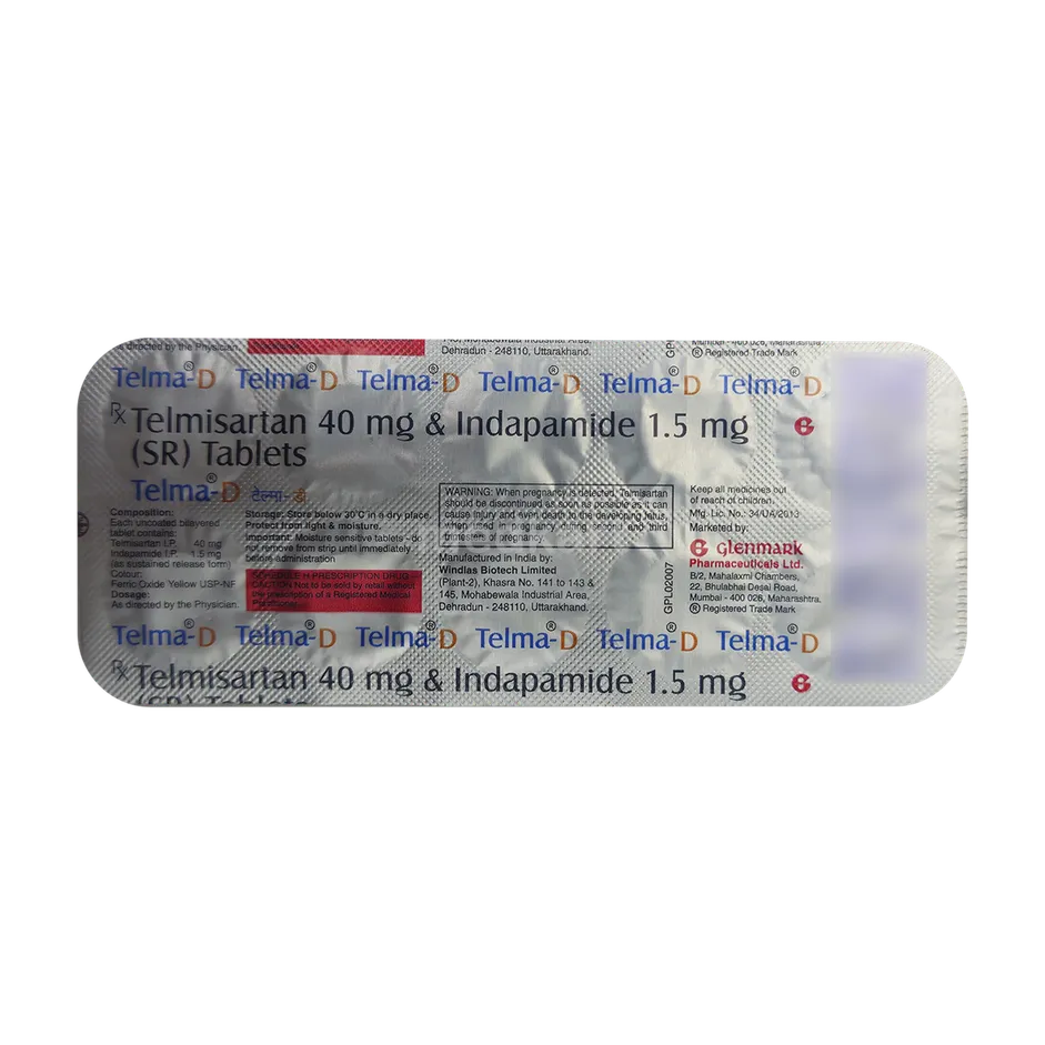 TELMA D 40MG TABLET 10'S