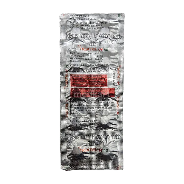 TIGATEL H 40MG TABLET 10'S
