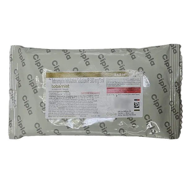 TOBAMIST 300MG RESPULES 5X5 ML