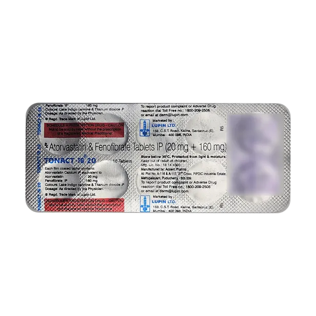 TONACT TG 20MG TABLET 10'S
