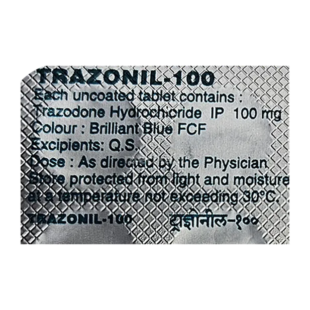 TRAZONIL 100MG TABLET 10'S