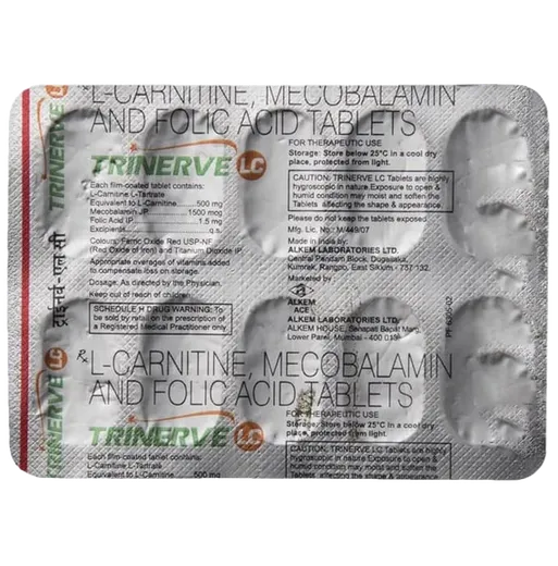 Buy Trinerve Lc Tablet 10s Online at Best Price | Medkart