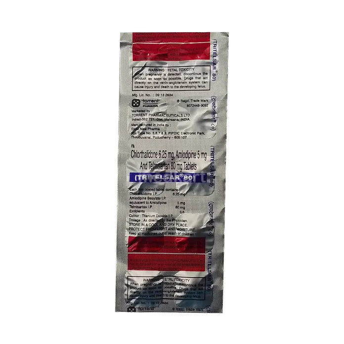 TRITELSAR 80MG TABLET 10'S