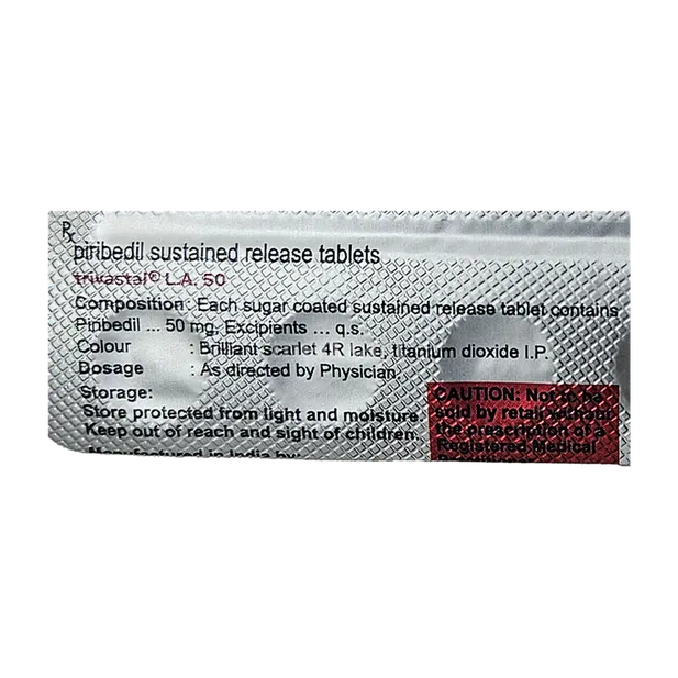 TRIVASTAL L A 50MG TABLET 10'S