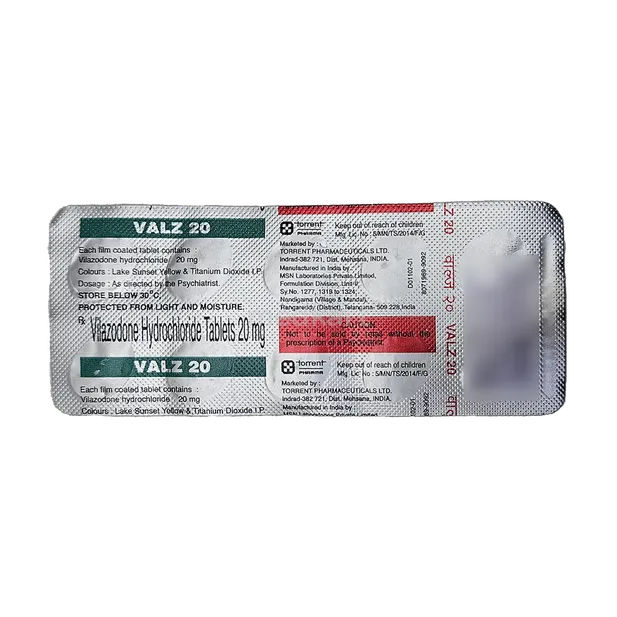 VALZ 20MG TABLET 10'S