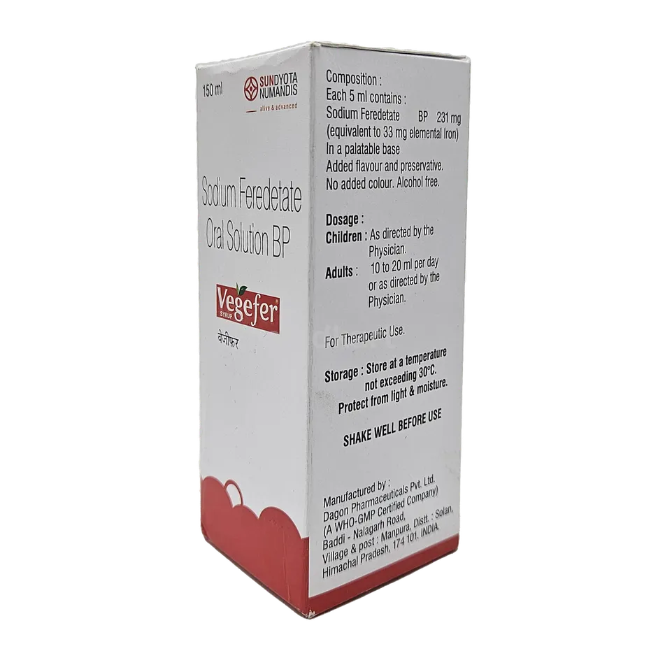VEGEFER SYRUP 150 ML