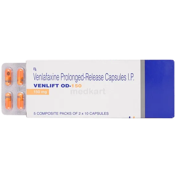 Buy Venlift Od 150mg Capsule 10s at Best Price | Medkart