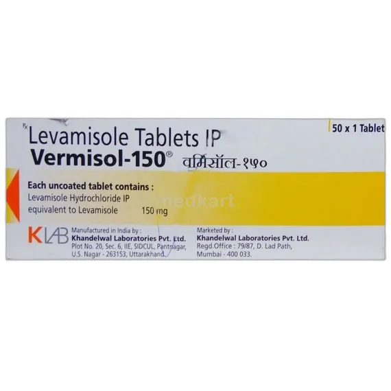 Buy Vermisol 150mg Tablet 1s Online at Best Price | Medkart