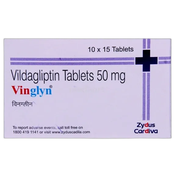 Vingly Vinglyn 50mg Tablet for type 2 diabetes management | Medkart