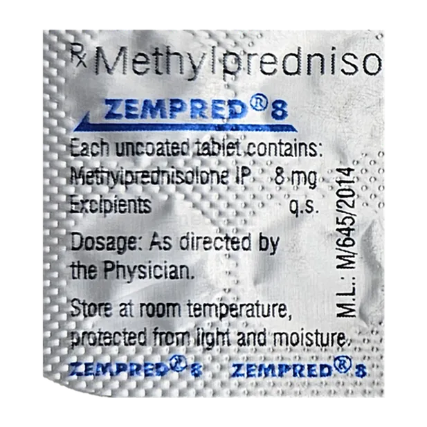 ZEMPRED 8MG TABLET 10'S