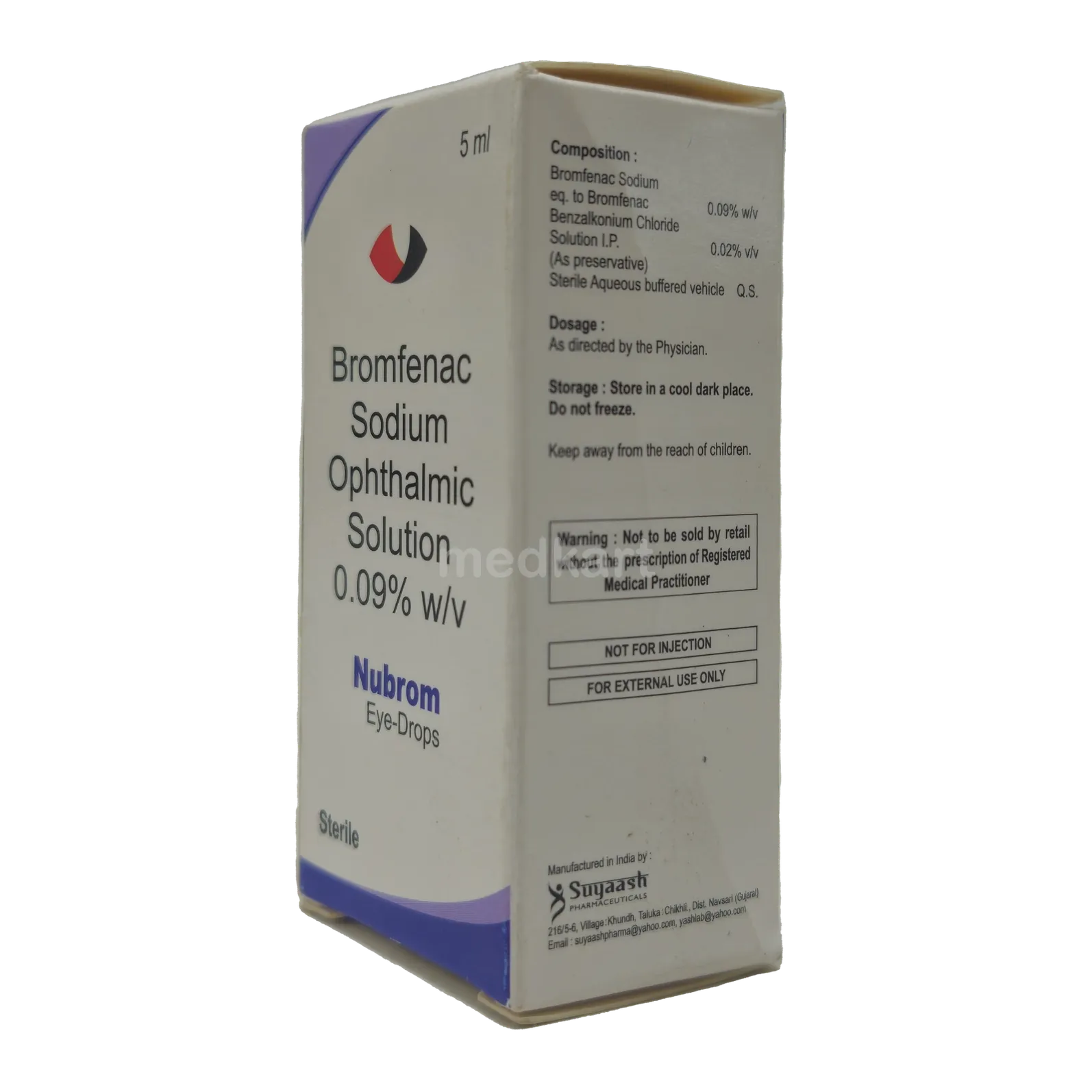 NUBROM EYE DROPS 5 ML