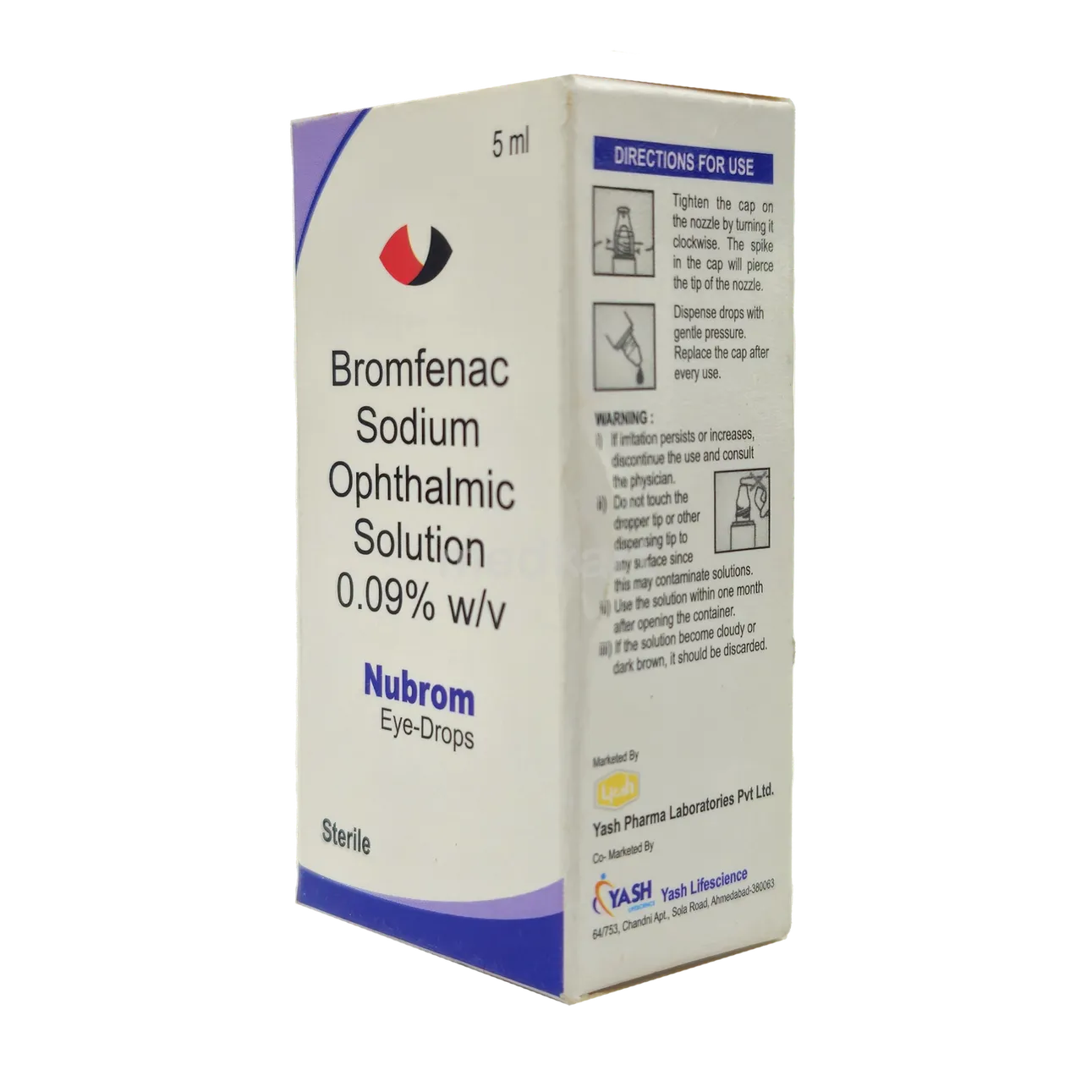 NUBROM EYE DROPS 5 ML