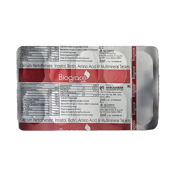 BIOGRACE TABLET 10'S