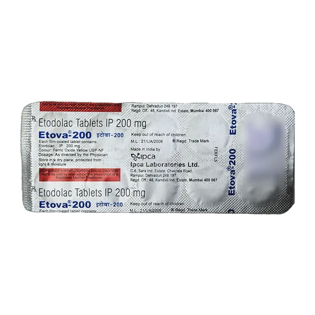 ETOVA 200MG TABLET 10'S