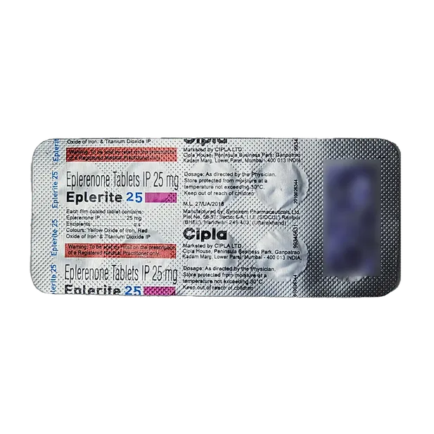 EPLERITE 25MG TABLET 10'S