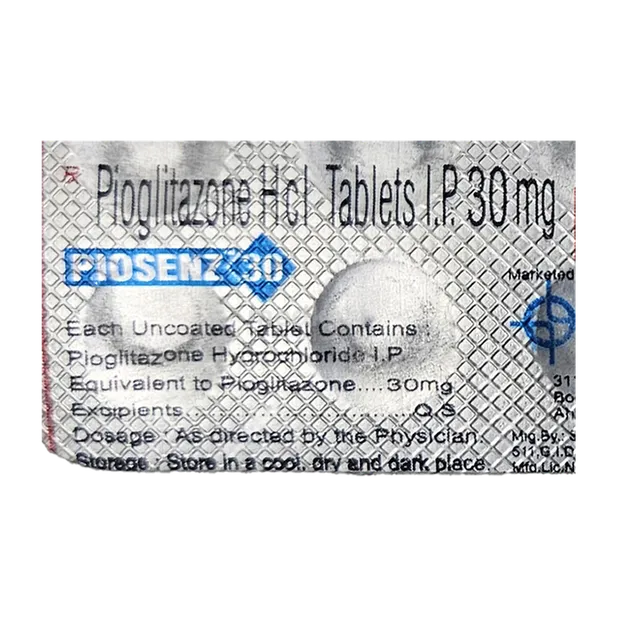 PIOSENZ 30MG TABLET 10'S