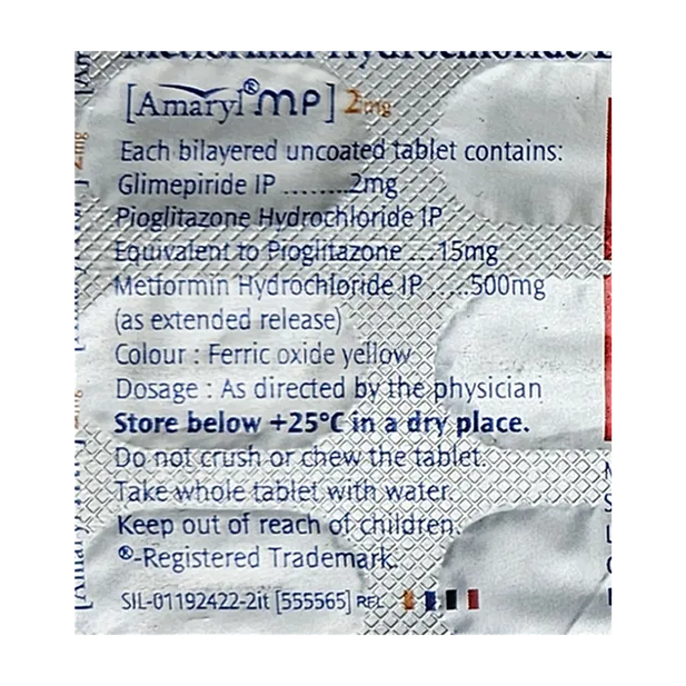 AMARYL MP2 TABLET 20'S