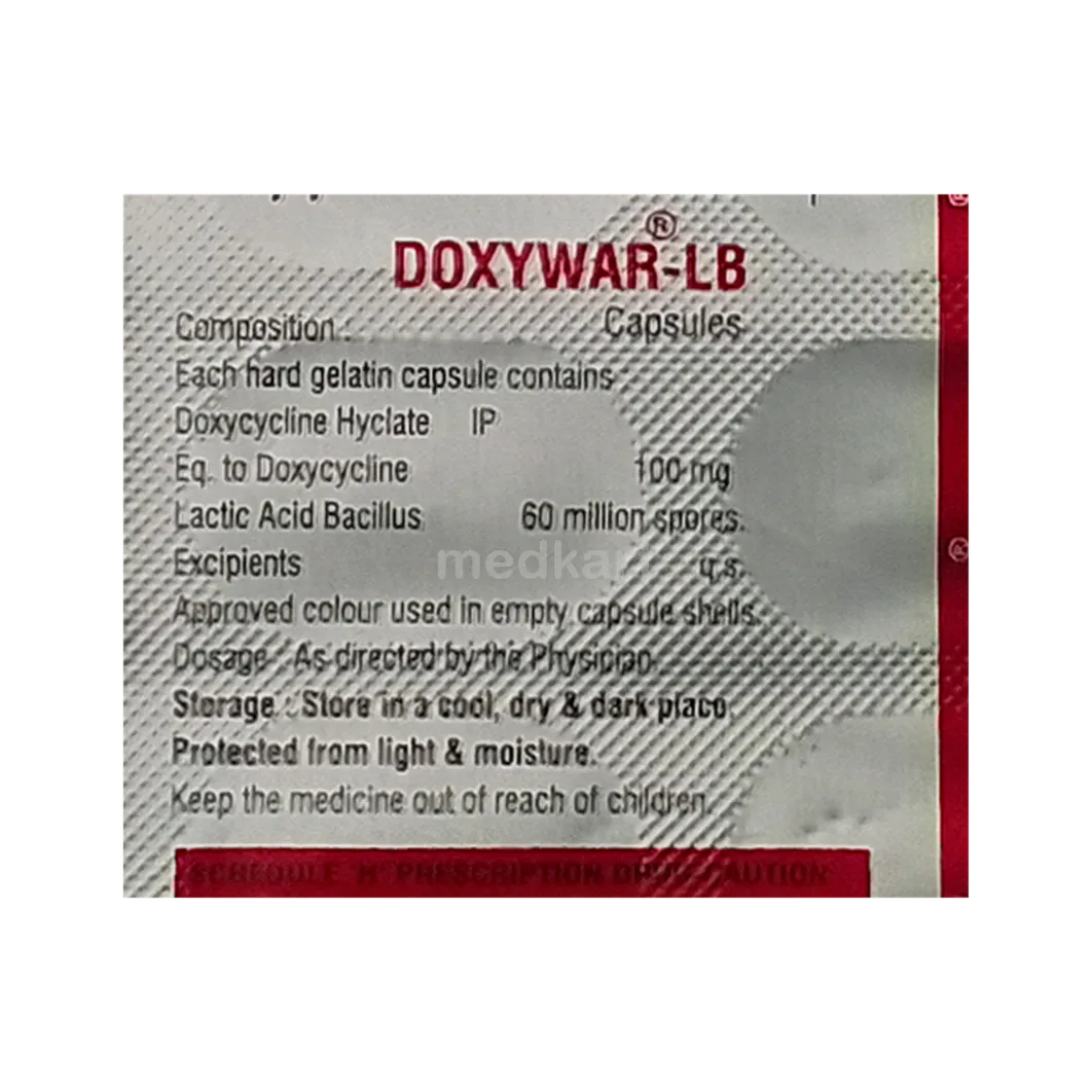 Buy DOXYWAR LB Online at Medkart