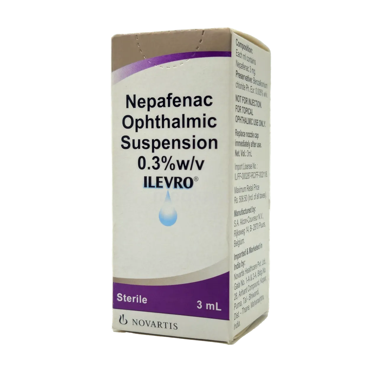 ILEVRO EYE DROPS 3 ML