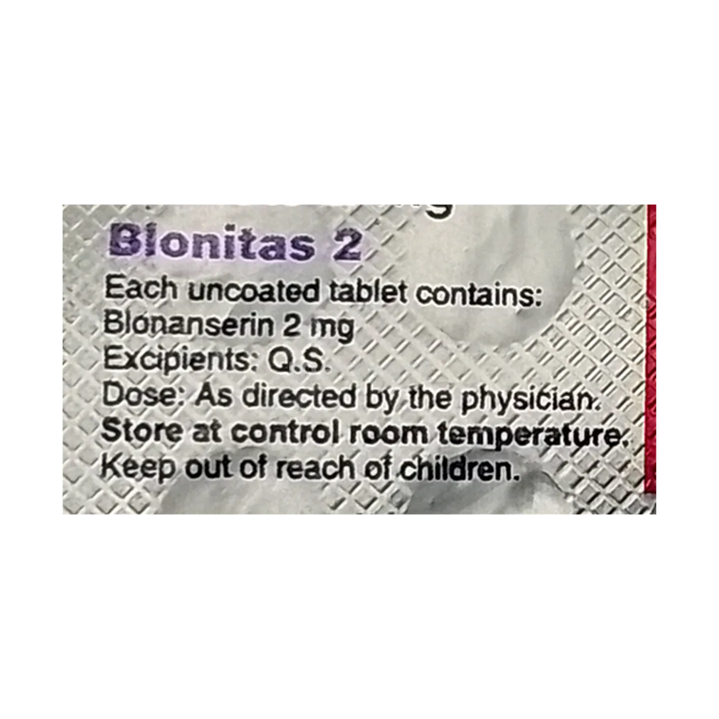 BLONITAS 2MG TABLET 10'S