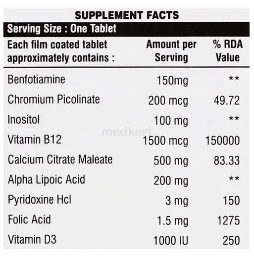 Mbtron Plus Tablet 10's – Composition & Price | Medkart