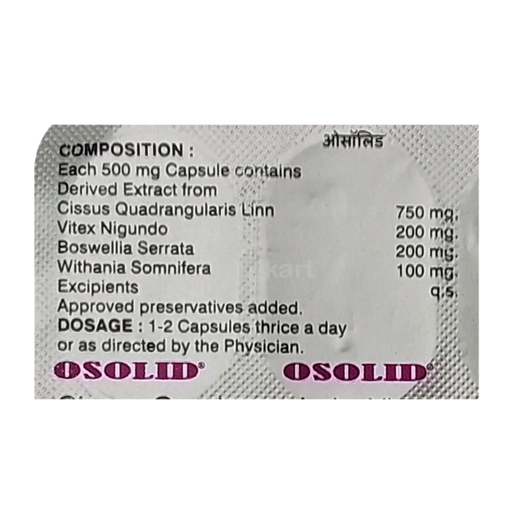 Osolid Capsule – Nutritional Supplement for Bone Health