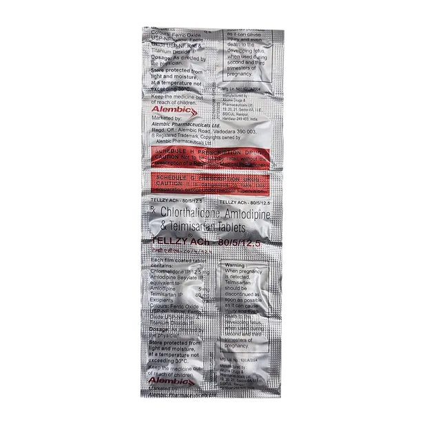 TELLZY ACH 80/5/12.5 TABLET 10'S