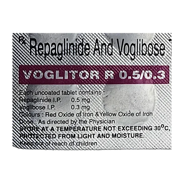 VOGLITOR R 0.5/0.3MG TABLET 10'S