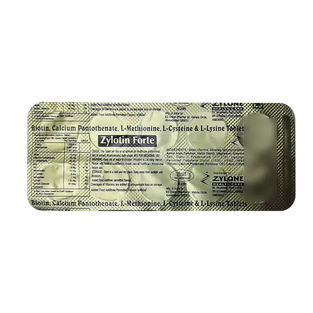 ZYLOTIN FORTE TABLET 10'S