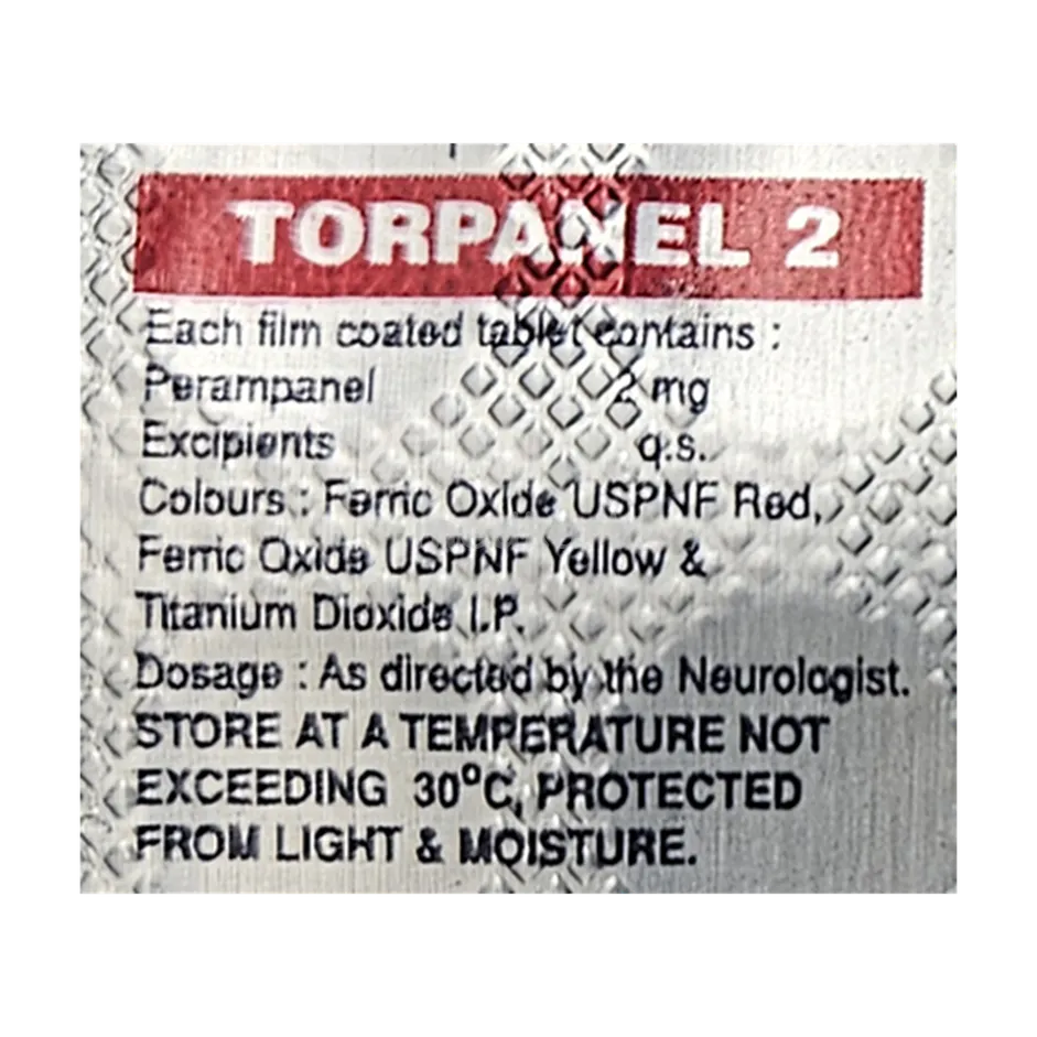 TORPANEL 2MG TABLET 10'S