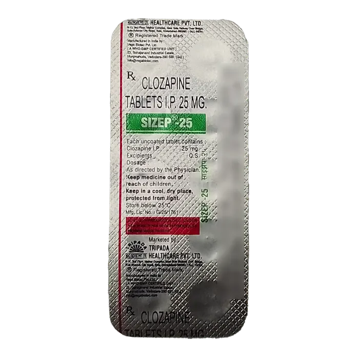SIZEP 25MG TABLET 10'S
