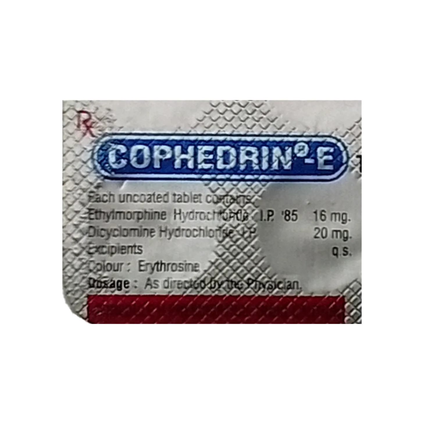 COPHEDRIN E 16MG TABLET 10'S