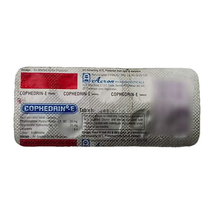 COPHEDRIN E 16MG TABLET 10'S