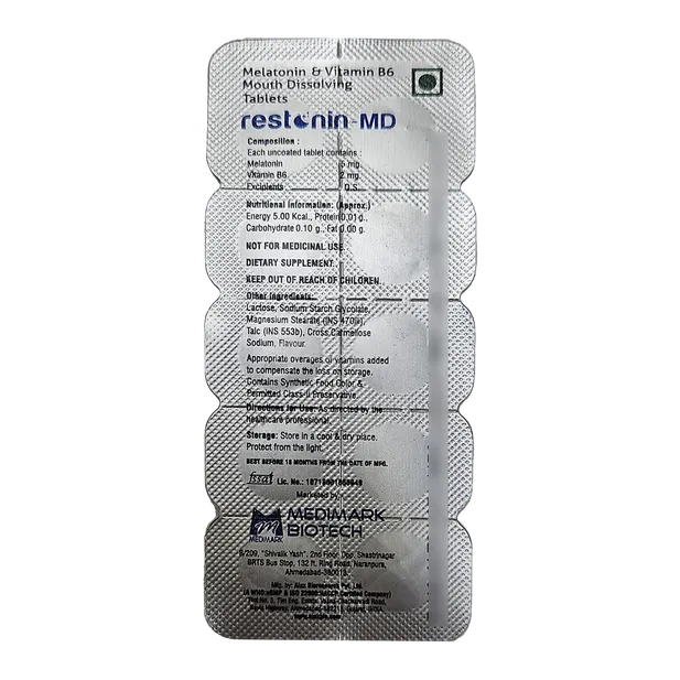 RESTONIN MD TABLET 10'S
