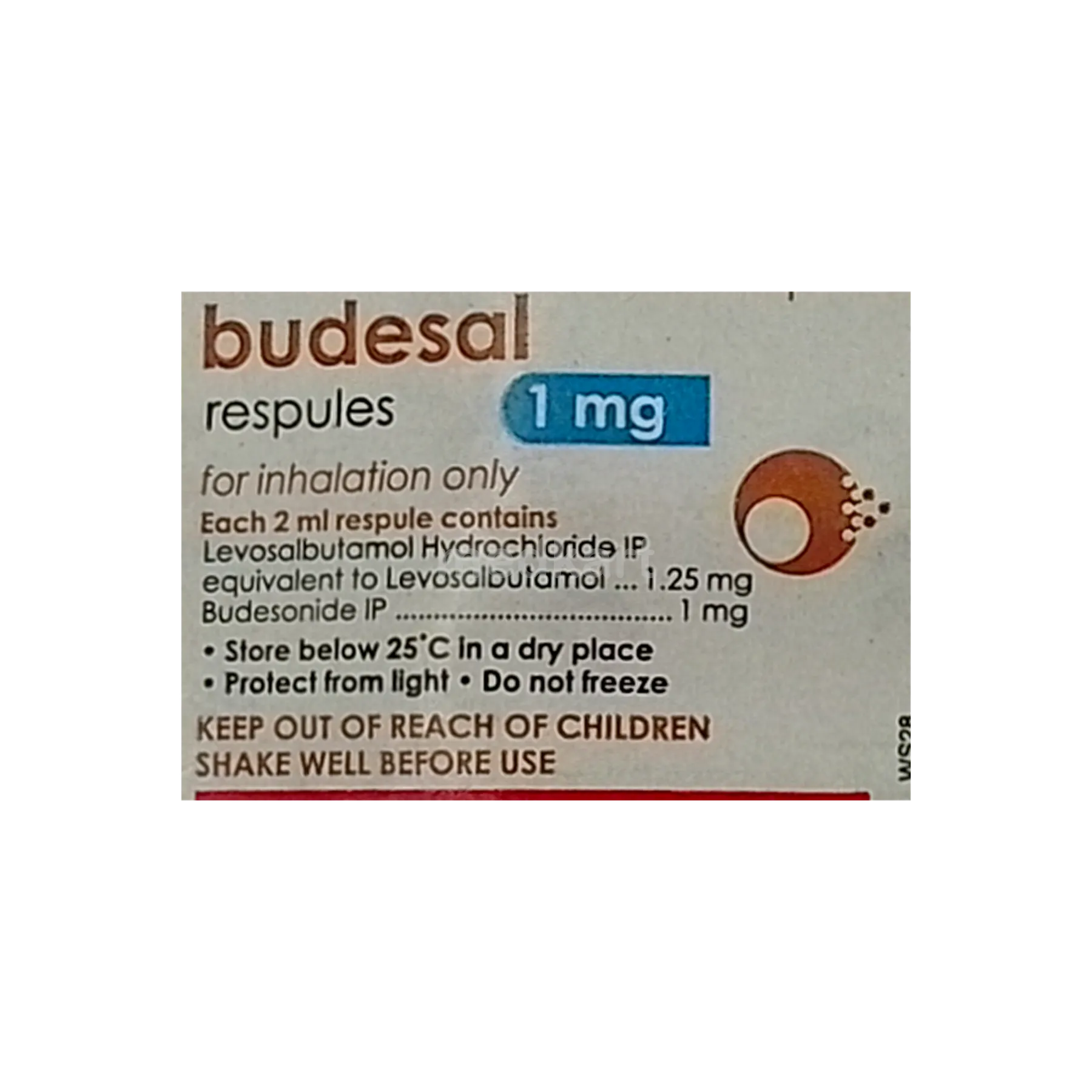 BUDESAL 1MG RESPULES