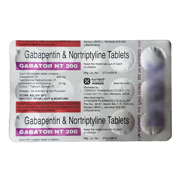GABATOR NT 200MG TABLET 15'S