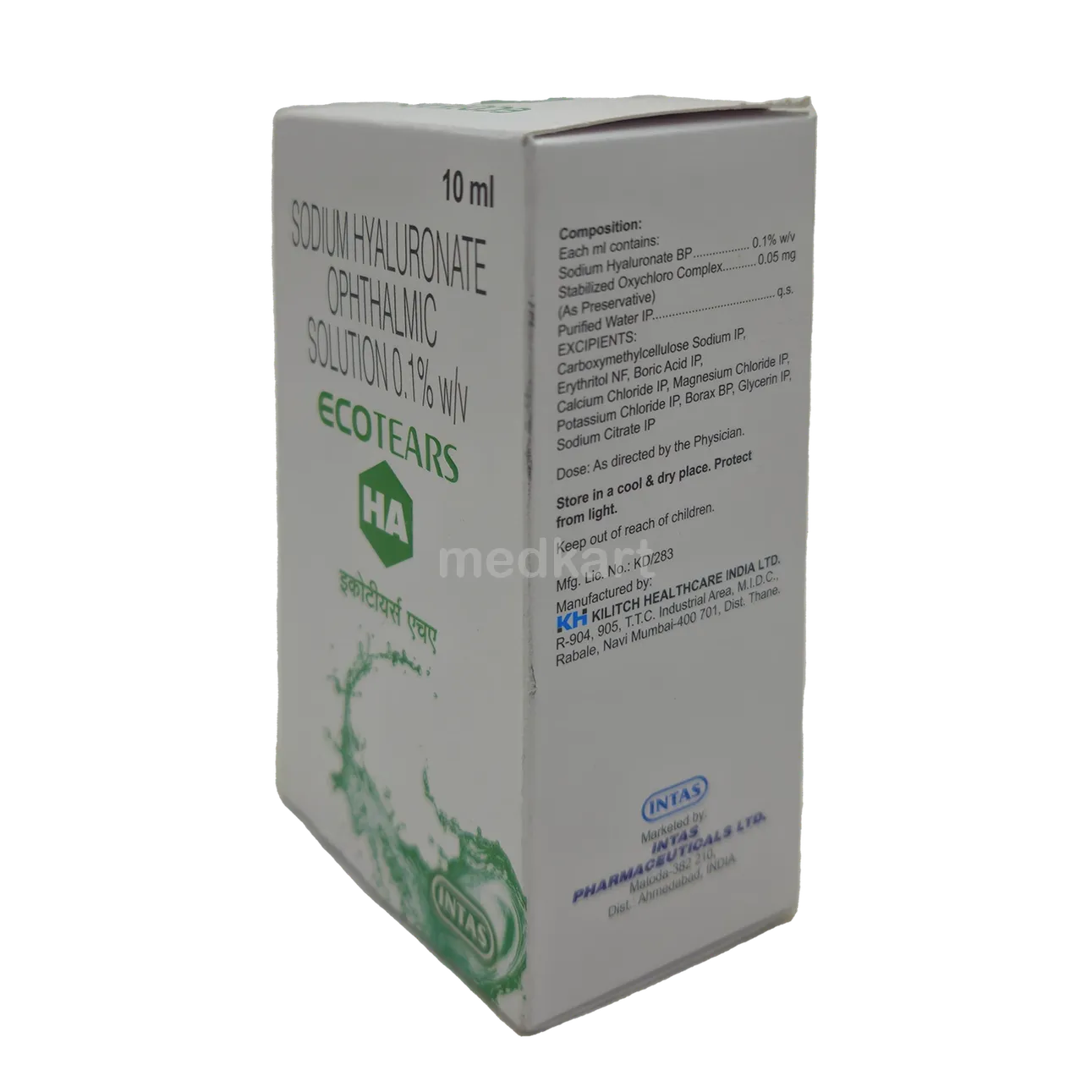 ECOTEARS HA DROPS 10 ML
