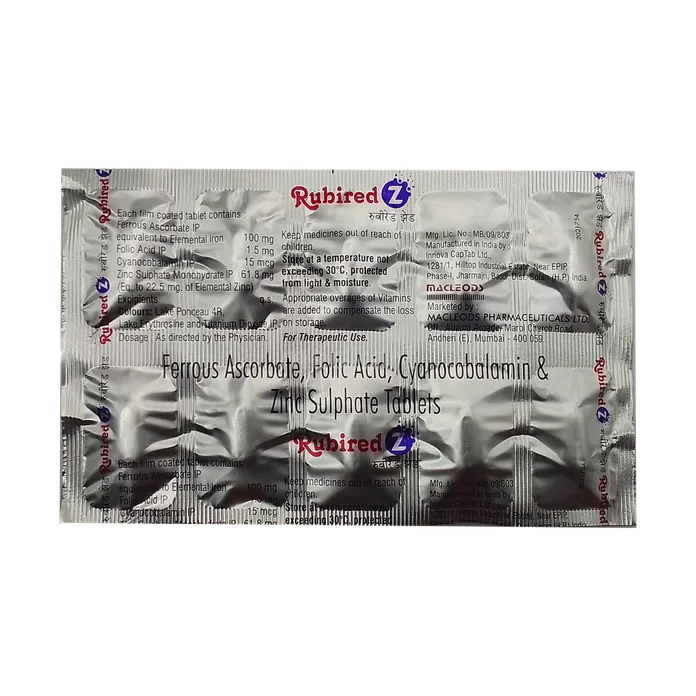 RUBIRED Z TABLET 10'S