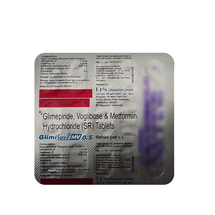 GLIMISAVE MV 0.5MG TABLET 15'S