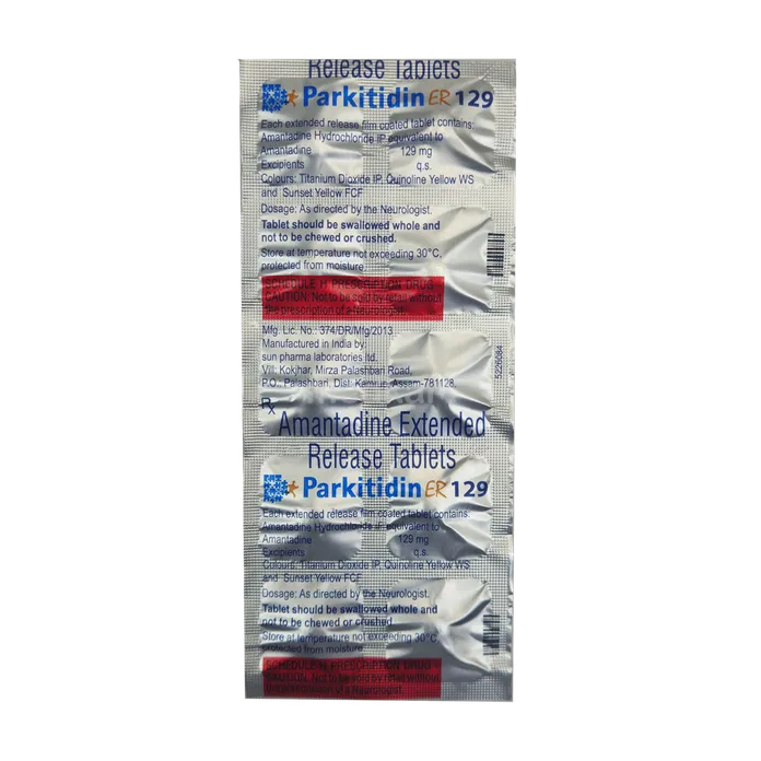 PARKITIDIN ER 129MG TABLET 10'S