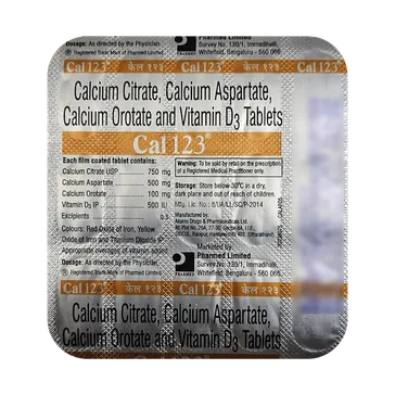 CAL 123 TABLET 15'S